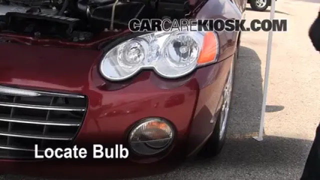2005 Chrysler Sebring Limited 3.0L V6 Coupe Éclairage Feux de stationnement